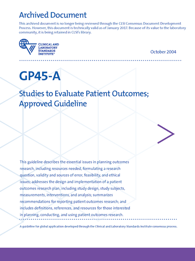 Studies to Evaluate Patient Outcomes, 1st Edition