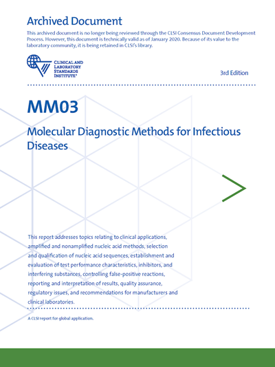 Molecular Diagnostic Methods for Infectious Diseases, 3rd Edition