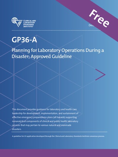 Planning for Laboratory Operations During a Disaster, 1st Edition